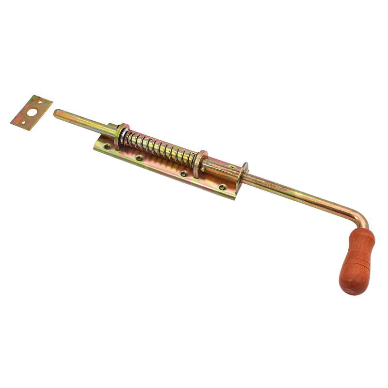 Zasuwa ryglowa 500mm wąski ocynk żółty